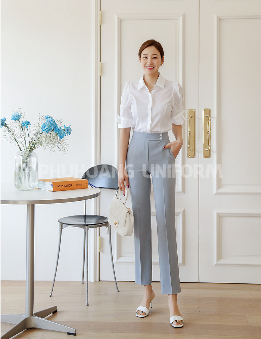 quần tây đồng phục công sở đẹp