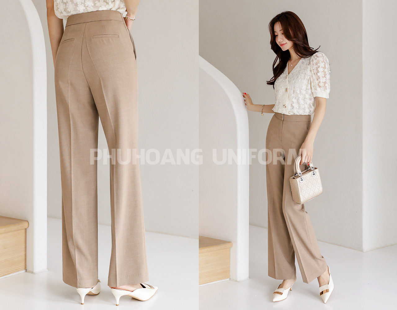 quần tây đồng phục công sở đẹp