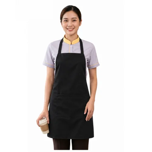 Tạp dề yếm màu đen