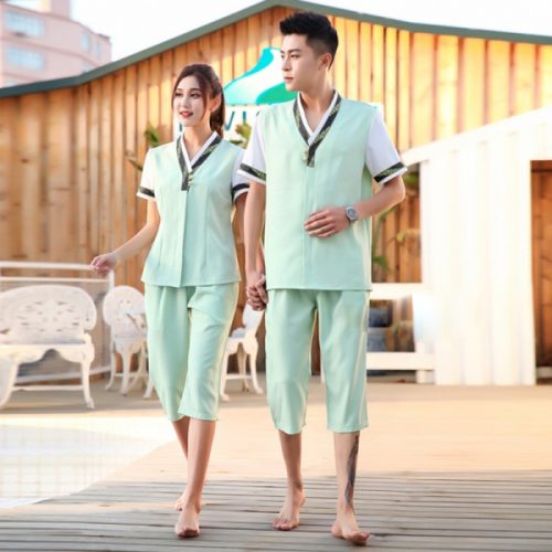 đồng phục spa may sẵn HCM