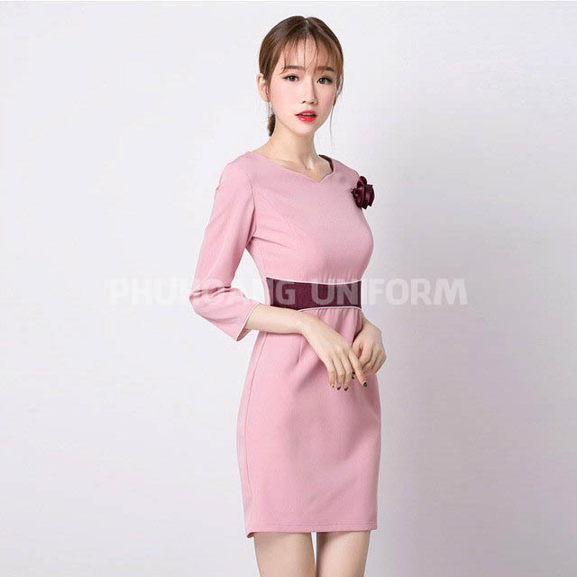 đồng phục lễ tân spa