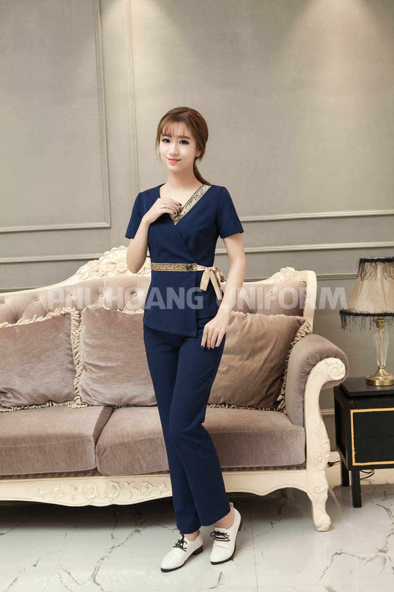 mẫu đồng phục spa