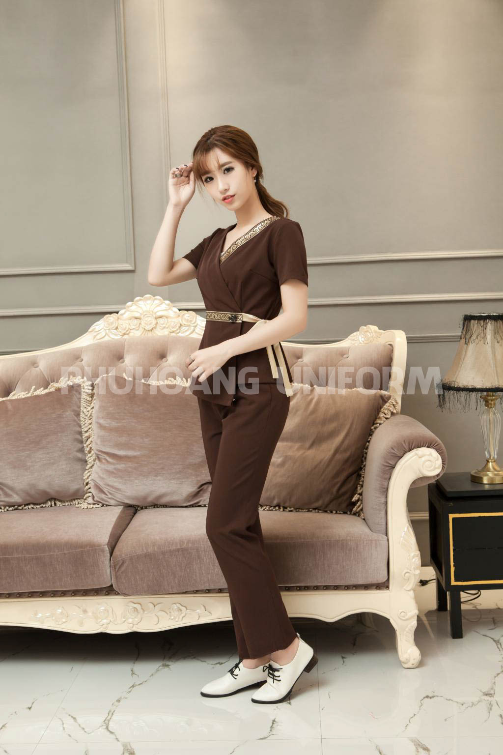 đồng phục spa may sẵn HCM