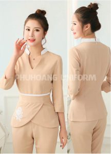 đồng phục nhân viên spa đẹp
