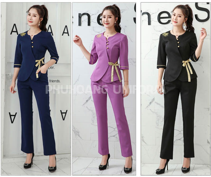 đồng phục spa may sẵn HCM