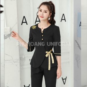 đồng phục lễ tân spa