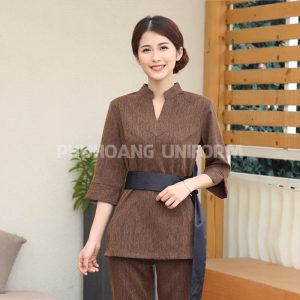 đồng phục nhân viên spa đẹp