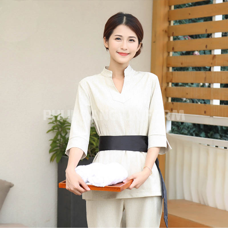 mẫu đồng phục spa đẹp