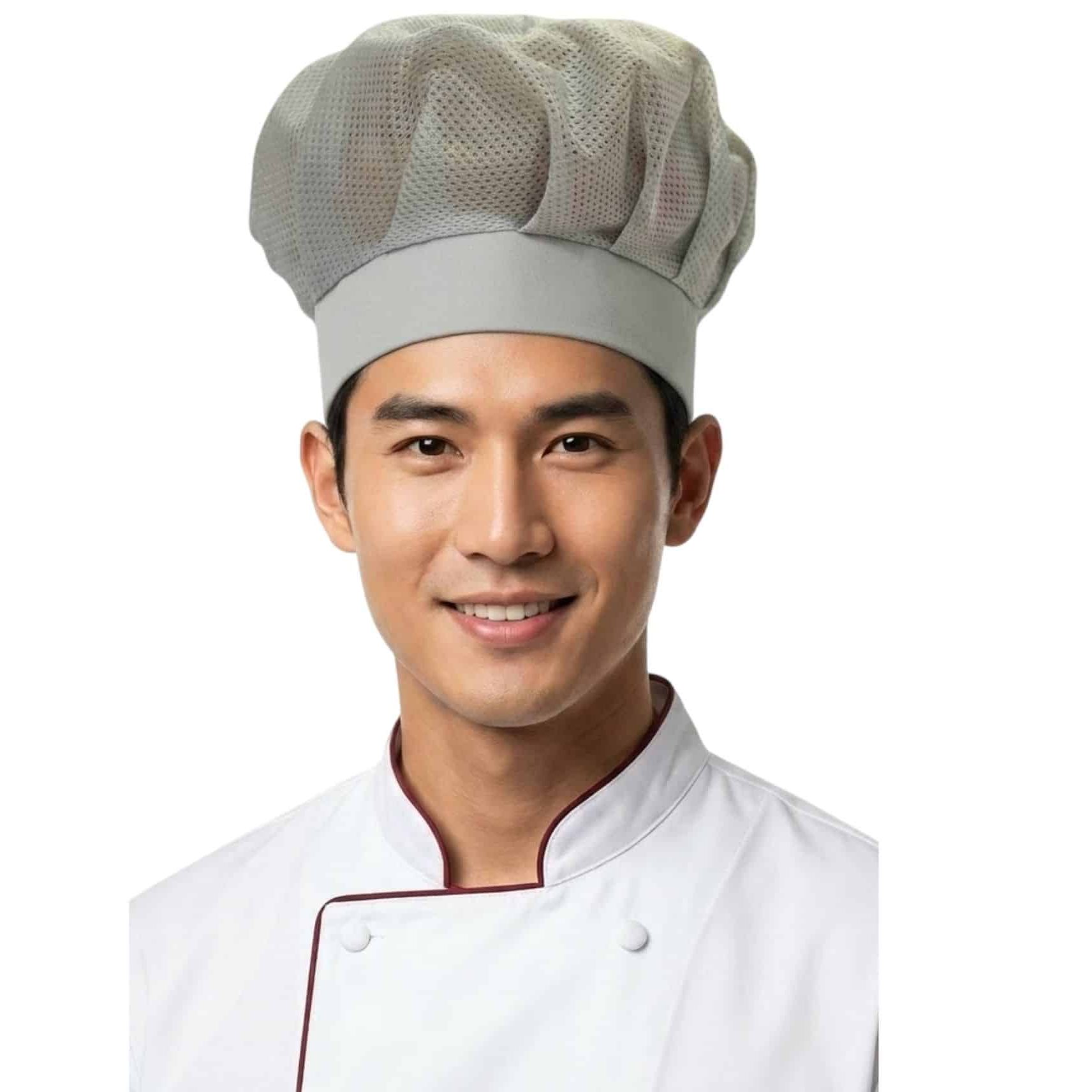 non-bep-may-san-009b Nón đầu bếp lưới màu xám