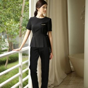 đồng phục lễ tân spa
