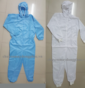 bộ đồ phòng sạch, chống tĩnh điện