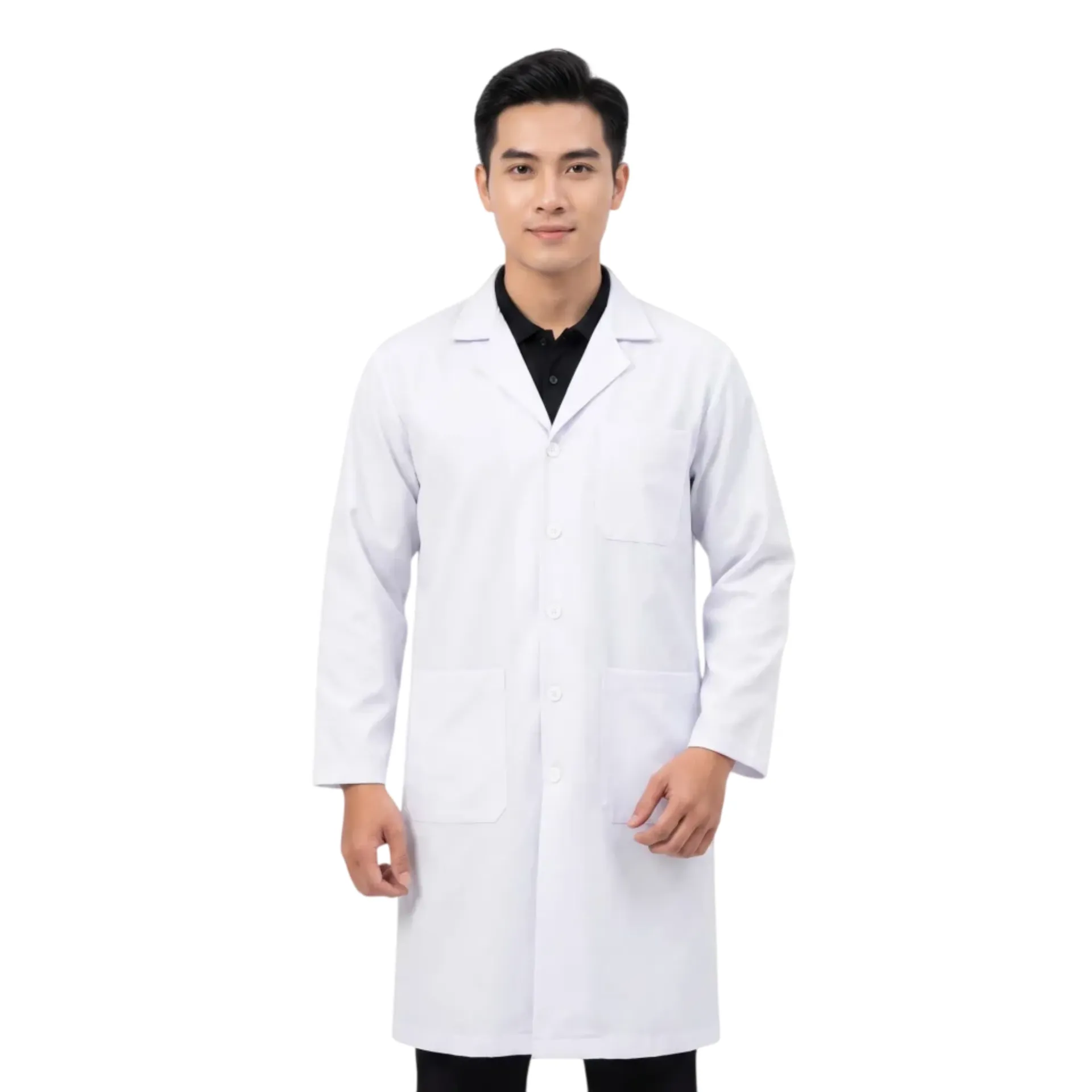 ao-blouse-trang-tay-dai-vai-xi (7) Áo blouse trắng tay dài vải xi