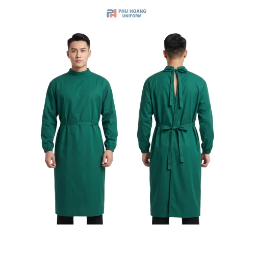 Áo choàng phòng mổ may sẵn 003