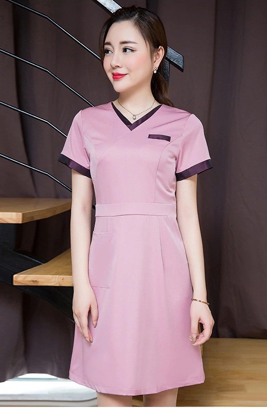 đồng phục spa may sẵn 