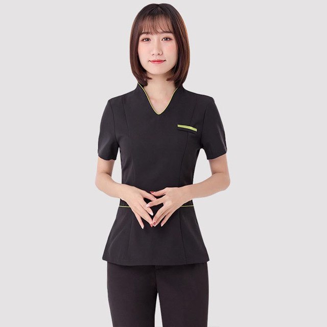 đồng phục spa may sẵn 