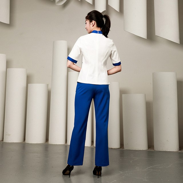 đồng phục spa may sẵn 