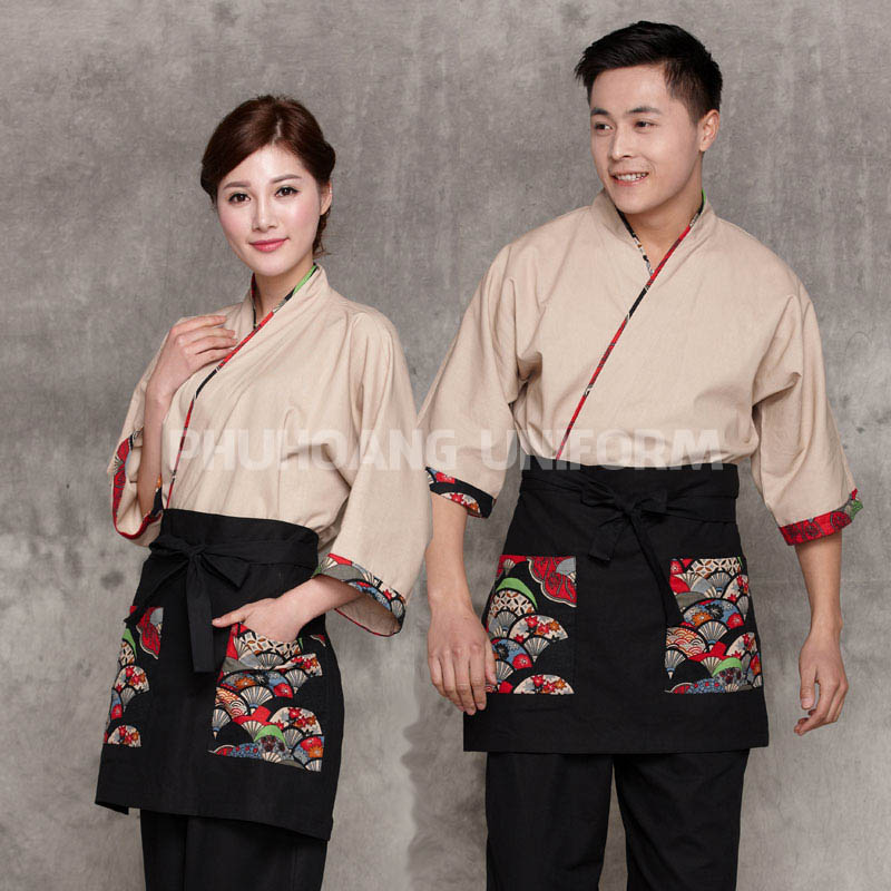 đồng phục áo bếp Nhật 