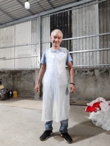 tạp dề LDPE giá rẻ