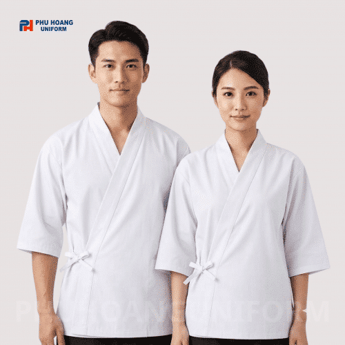 áo bếp nhật may sẵn