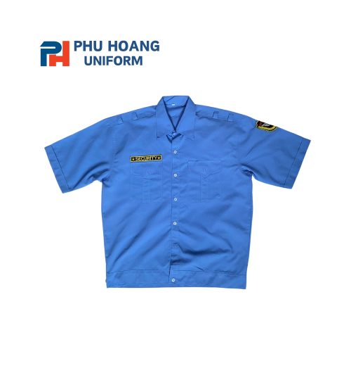 ÁO BẢO VỆ MAY SẴN TAY NGẮN