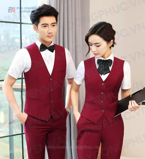 Áo gile phục vụ