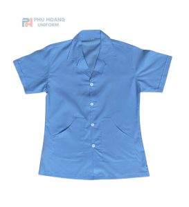 áo thủy sản màu xanh