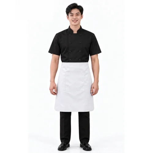 TẠP DỀ TRẮNG CỘT NGANG 60CM MAY SẴN