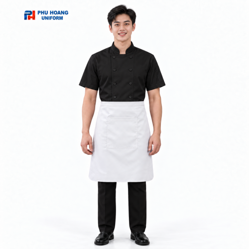 TẠP DỀ TRẮNG CỘT NGANG 60CM MAY SẴN