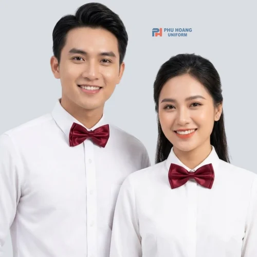 NƠ PHỤC VỤ MÀU ĐỎ ĐÔ