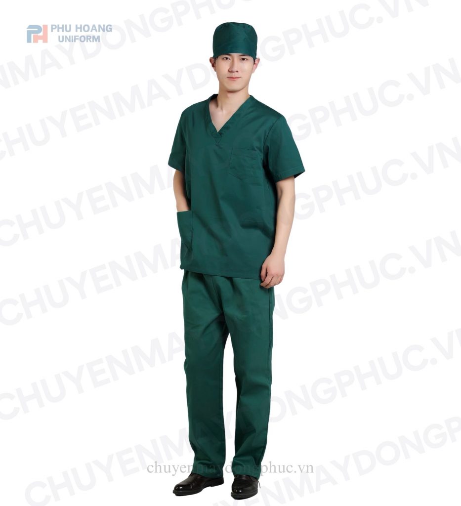 Áo bác sĩ cổ tim