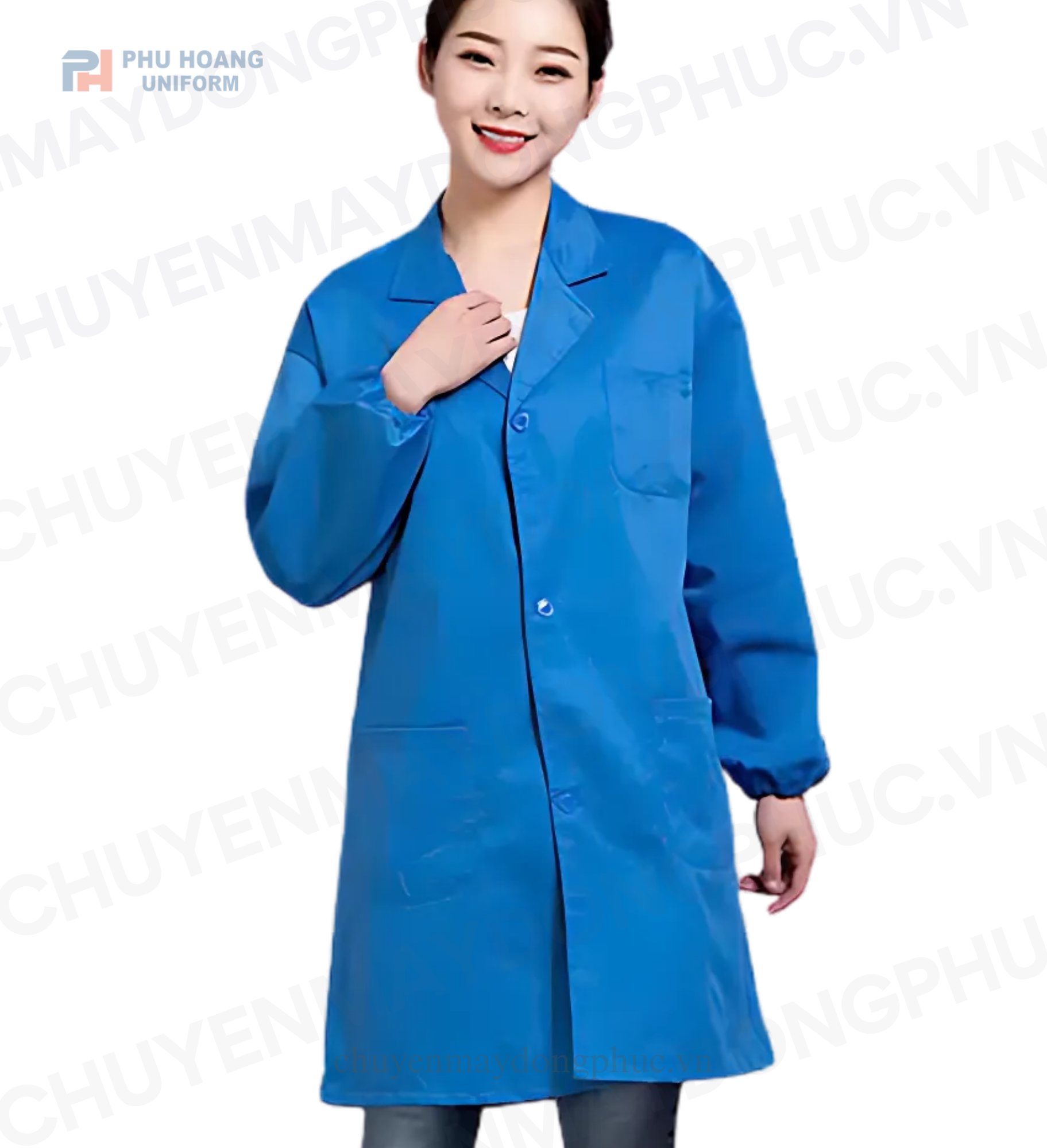 ÁO CHOÀNG THỦY SẢN 002 Áo choàng ngành thủy sản