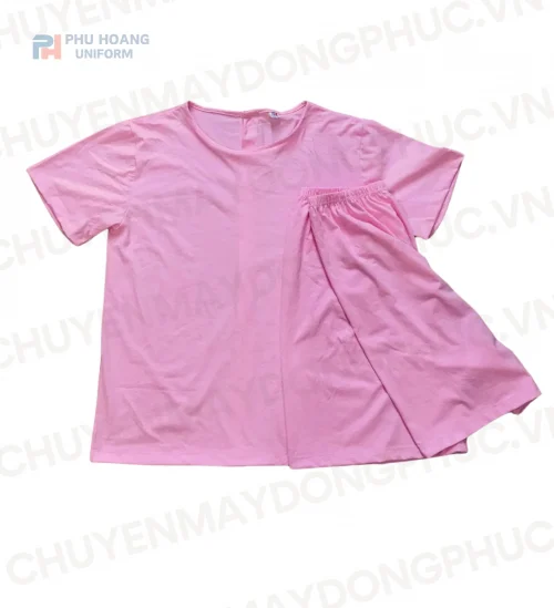 Bộ Spa Nút Sau Lưng Màu Hồng 012-155