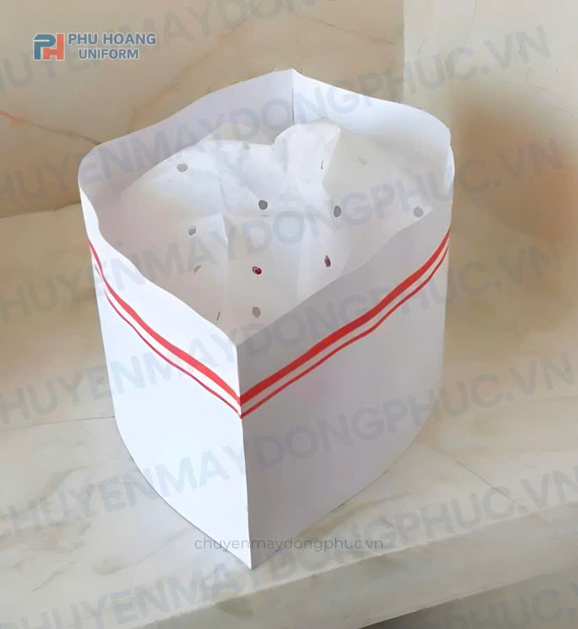 Nón đầu bếp giấy Nhật Bản