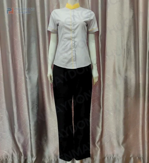 Phú Hoàng Quần Tạp Vụ Lưng Chun May Sẵn