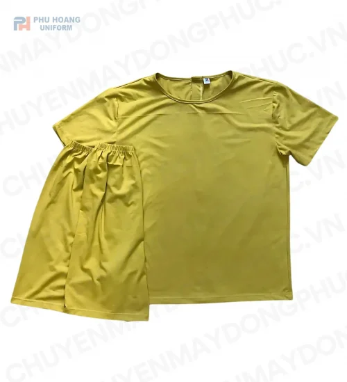 Phú Hoàng Bộ Spa Nút Sau Lưng Màu Vàng