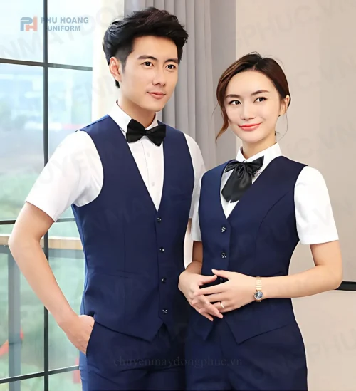 Áo gile phục vụ