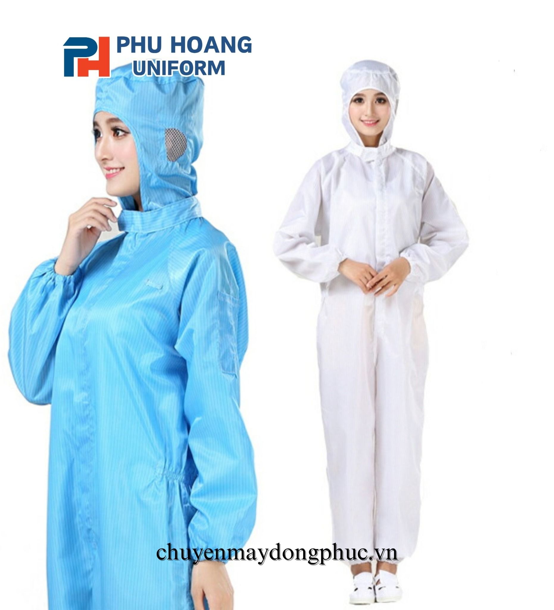 bộ áo liền quần chống tĩnh điện kèm nón bộ áo liền quần chống tĩnh điện kèm nón