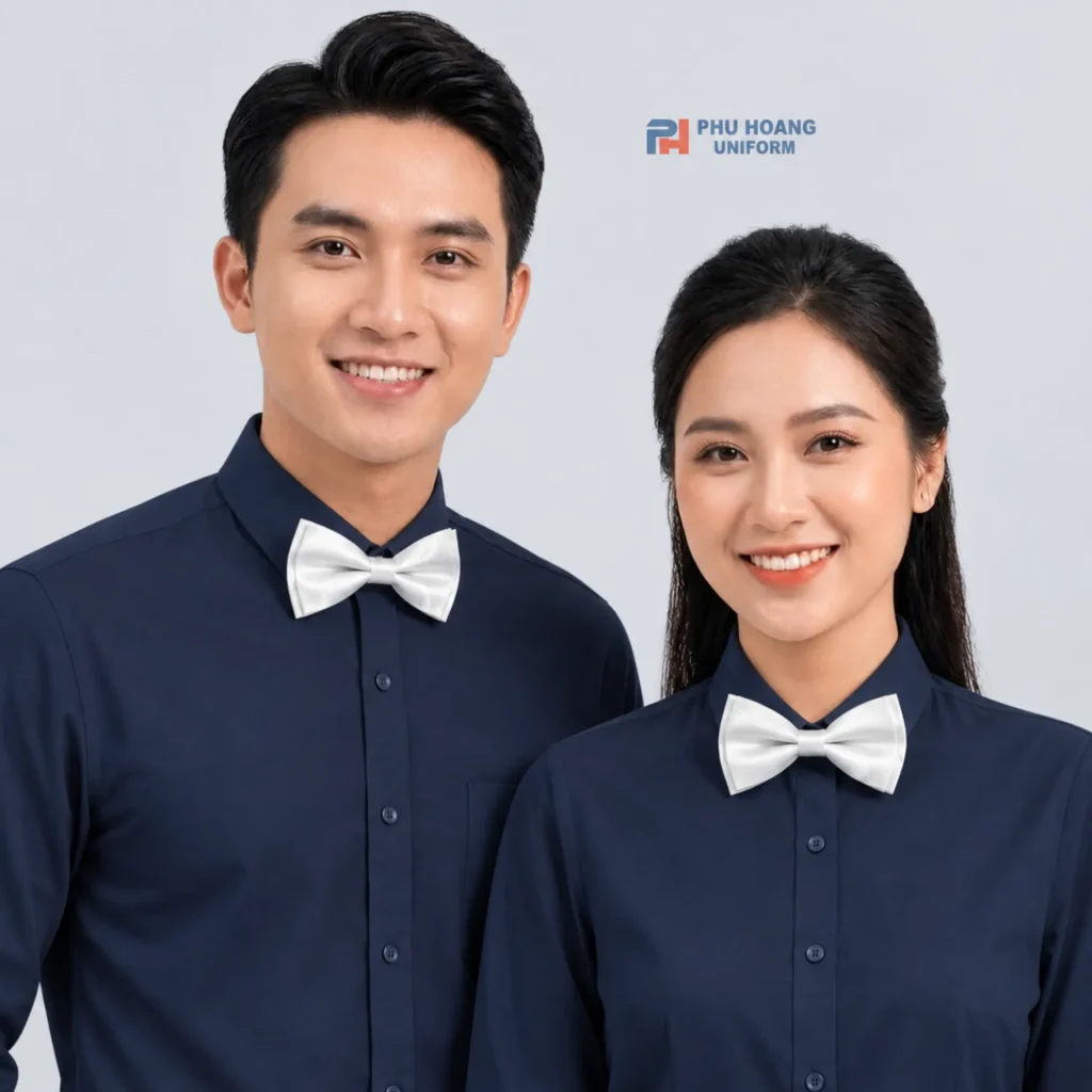 NƠ PHỤC VỤ MÀU TRẮNG MAY SẴN NƠ PHỤC VỤ MÀU TRẮNG MAY SẴN