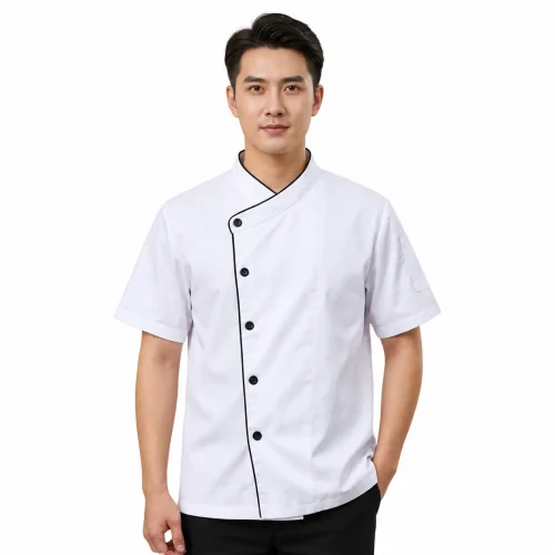 áo bếp trắng