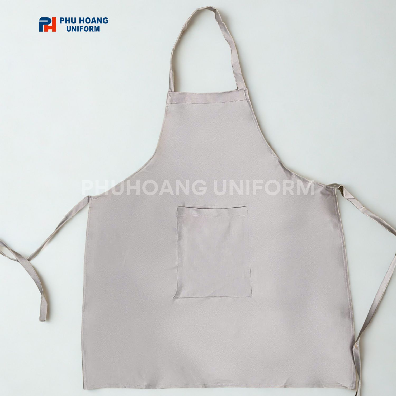 TẠP DỀ YẾM MAY SẴN - MÀU BE Tạp dề yếm may sẵn
