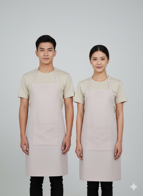 Tạp dề yếm may sẵn