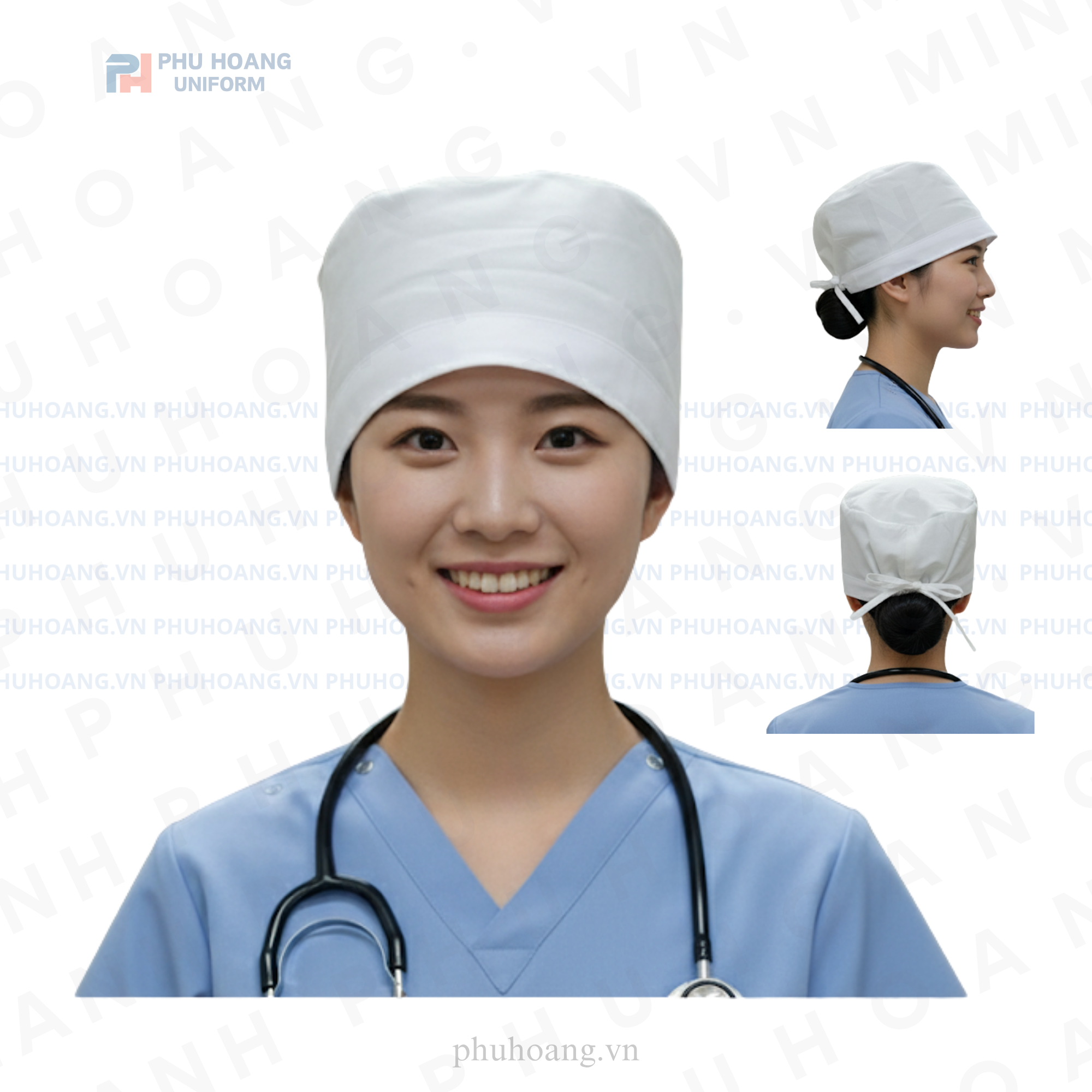 NÓN BÁC SĨ DÂY CỘT MAY SẴN Nón bác sĩ