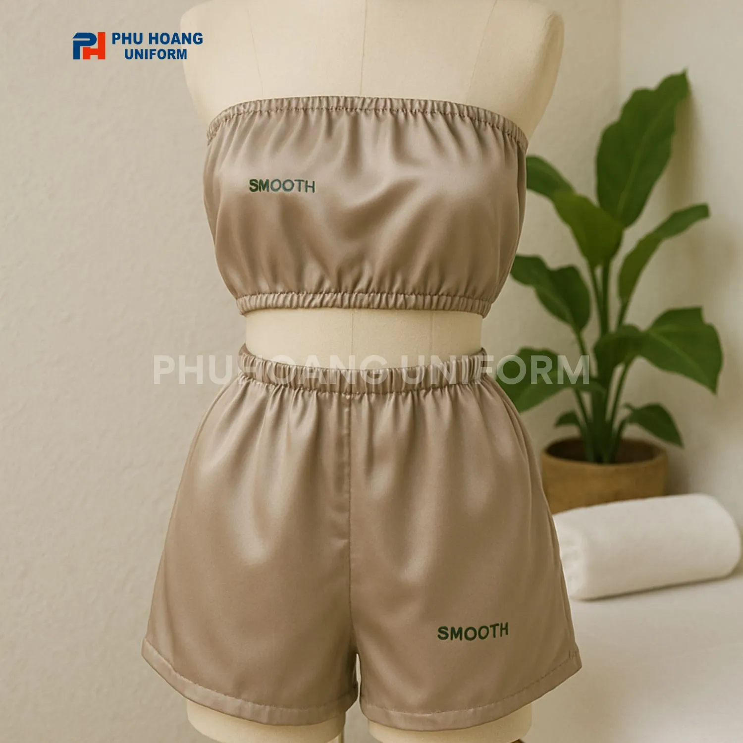 BỘ ĐỒ SPA CHO KHÁCH 048 Bộ đồ spa cho khách