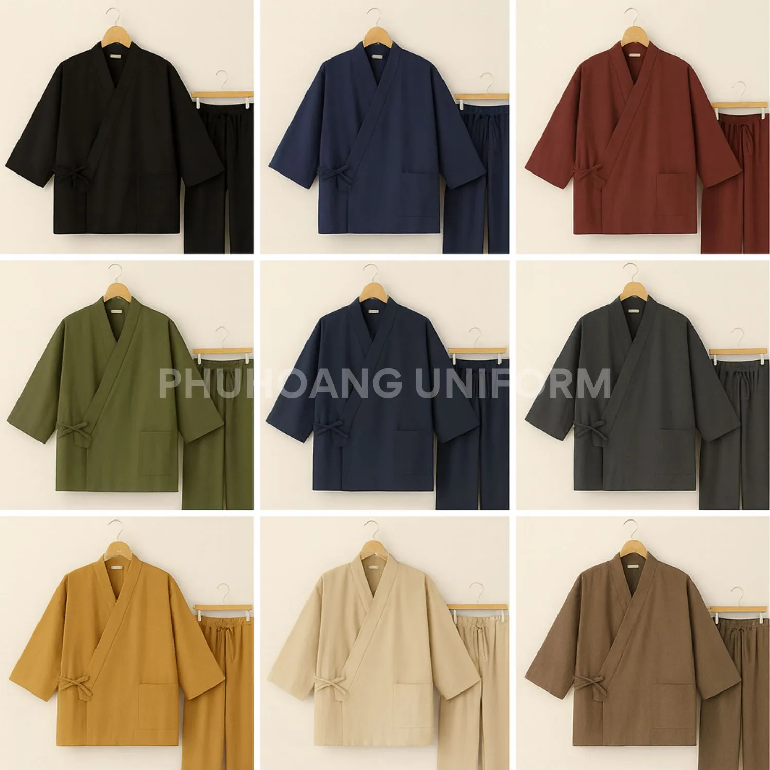 ĐỒNG PHỤC ÁO BẾP YUKATA ÁO BẾP NHẬT