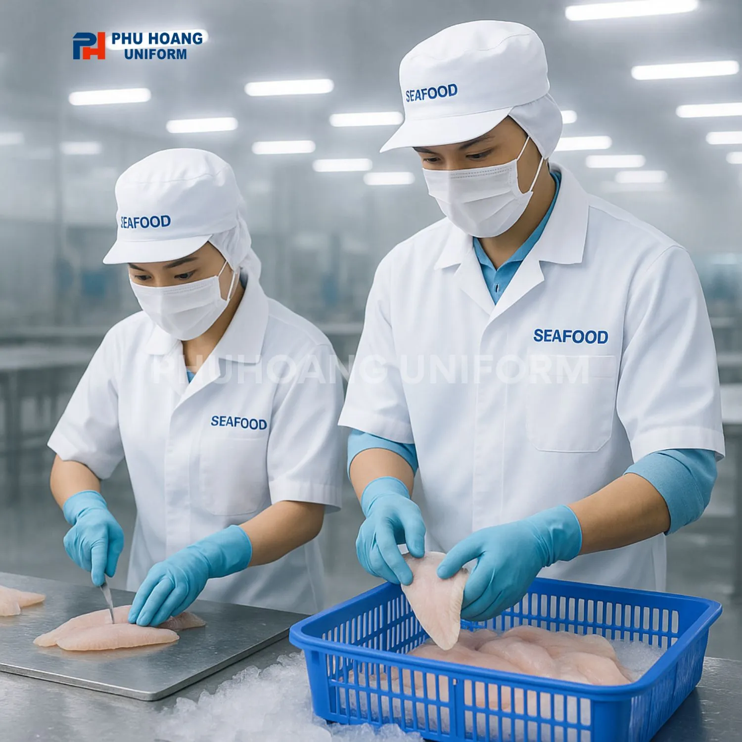 ĐỒNG PHỤC THỦY SẢN 0386 Đồng phục thủy sản