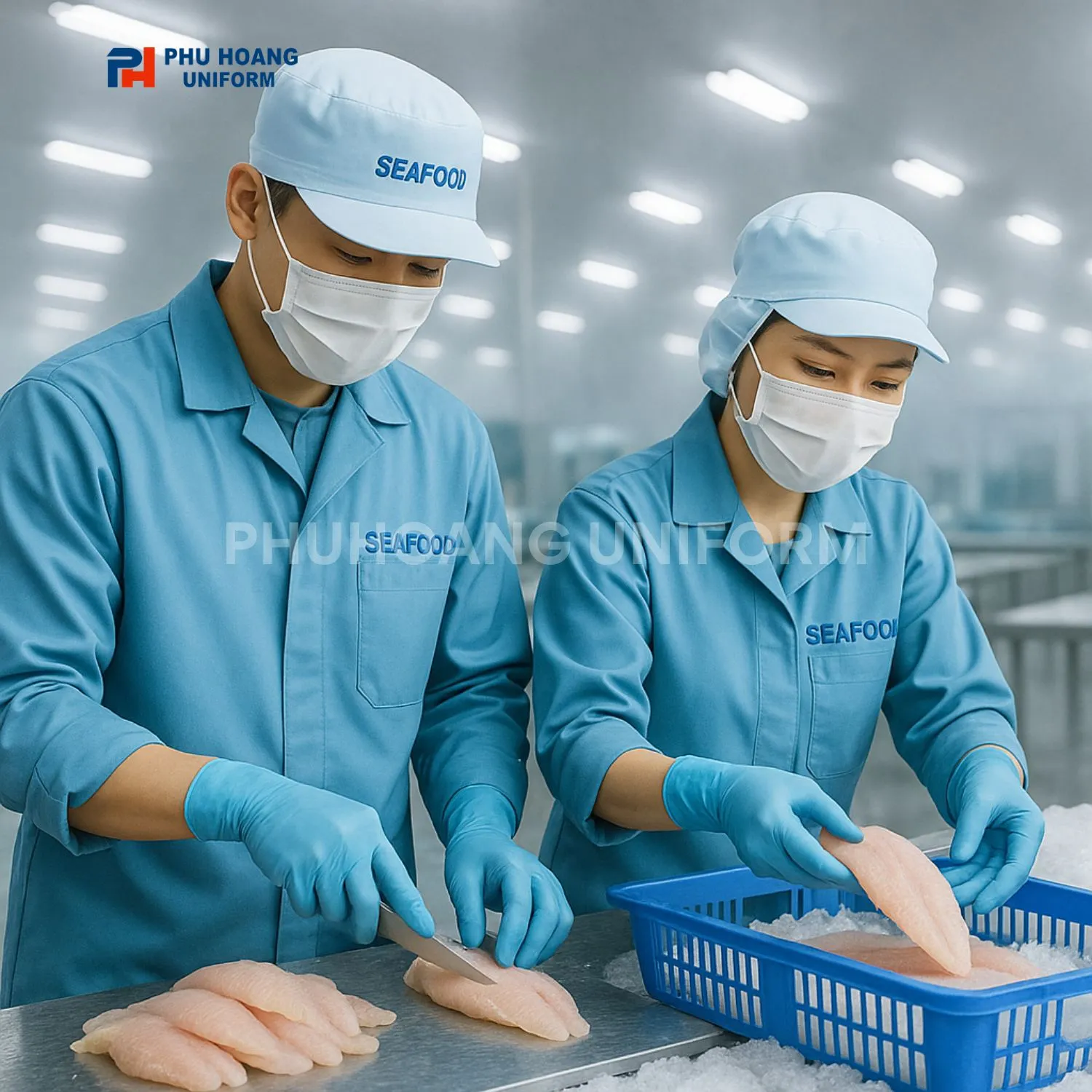 ĐỒNG PHỤC THỦY SẢN 0386 Đồng phục thủy sản