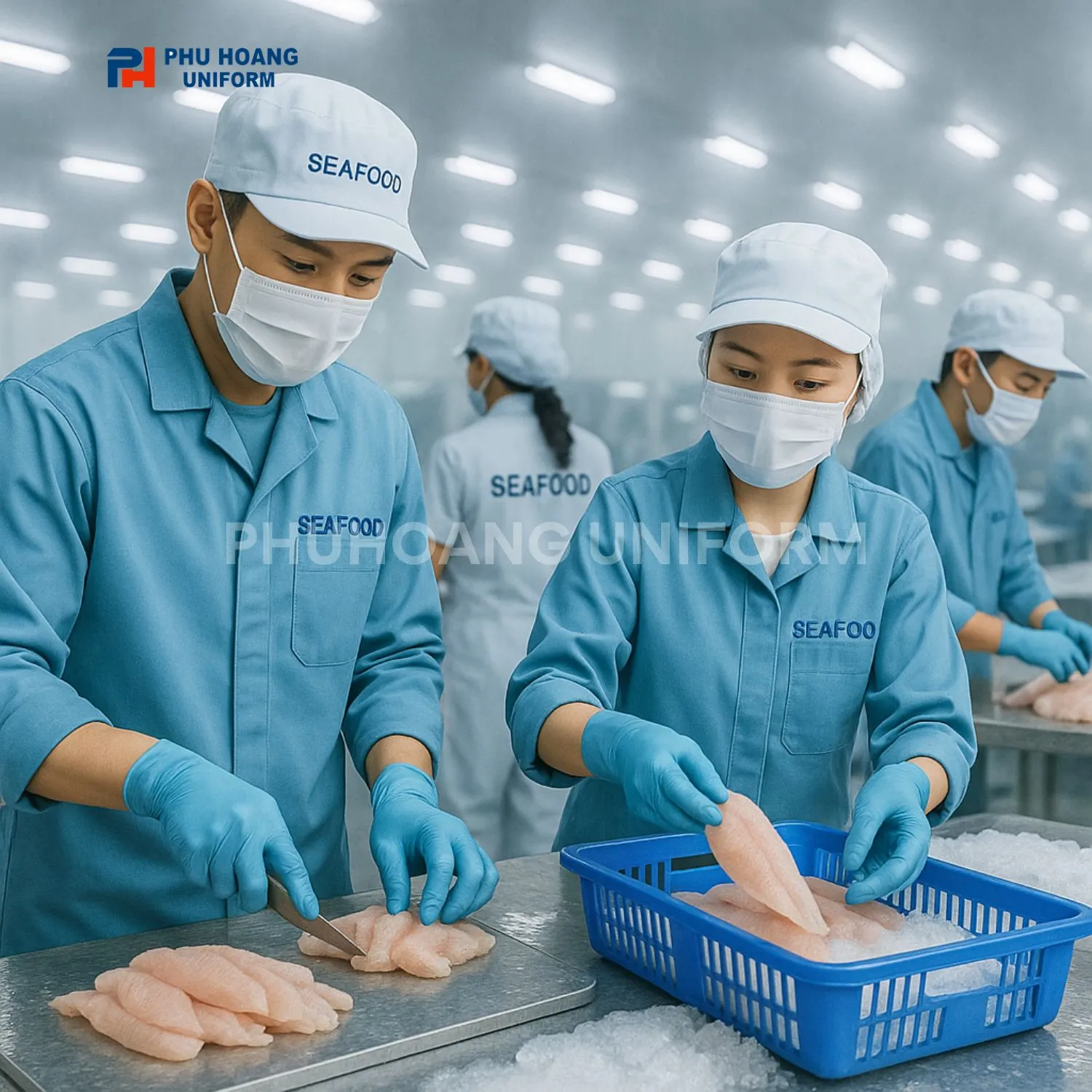 ĐỒNG PHỤC THỦY SẢN 0386 Đồng phục thủy sản