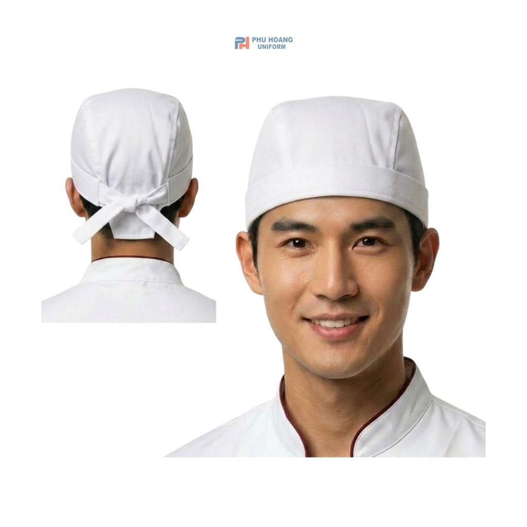 Nón Bếp Trắng Cột Sau Nón Bếp Trắng Cột Sau