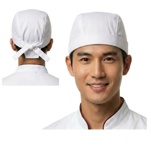 Nón Bếp Trắng Cột Sau