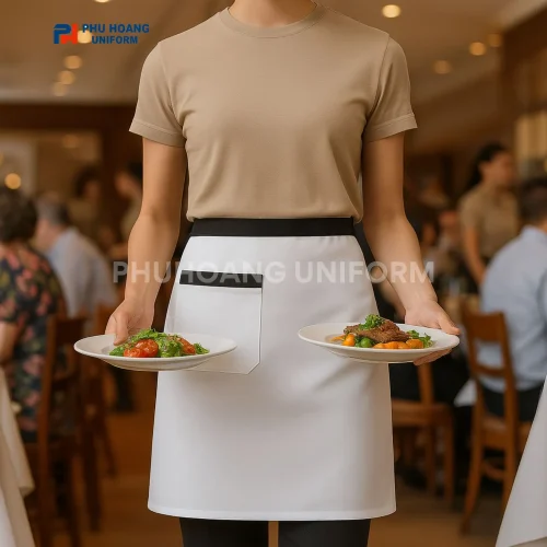 Tạp dề cột ngang